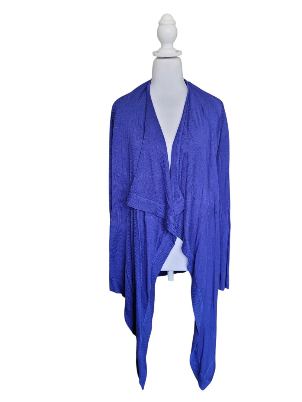 Lululemon Express Yourself Cashmere Blend Waterfall Wrap Cardigan Purple Size 4